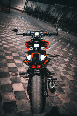 Sleek Night Ride 🏍️✨