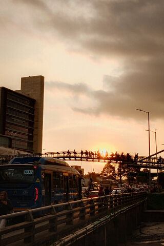 Sunset Over the City 🌇