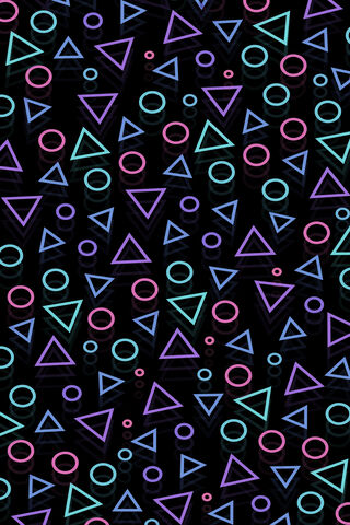 Neon Geometry Delight ✨