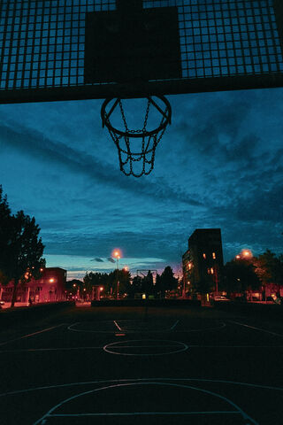 Nighttime Hoops 🌌🏀