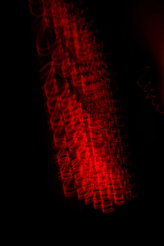 Vibrant Red Light Trail..