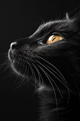 Majestic Feline Gaze 🐾✨