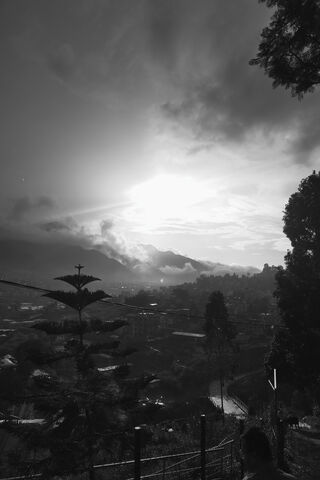 Serene Sunset Over the ..