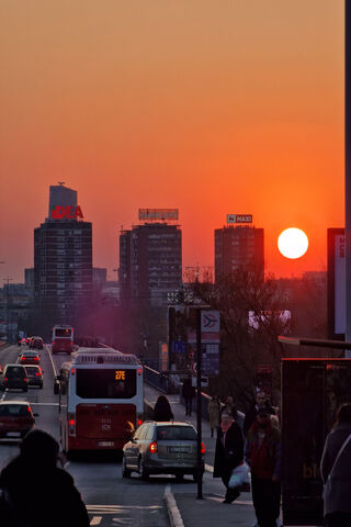 Sunset Over the City 🌇