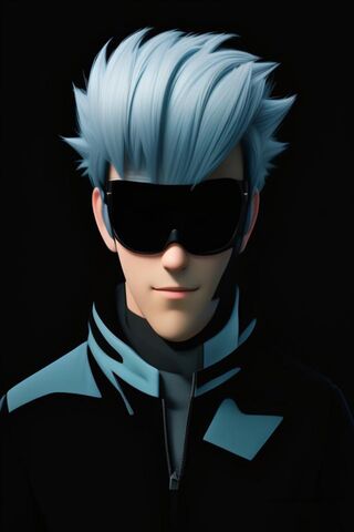 Cool Character with Blu..