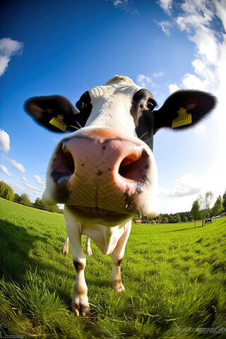 Moo-ving Moments: The Ultimate Cow Selfie! 🐄📸