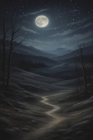 Dark Night With Moon