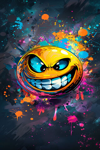 Explosive Grinning Face