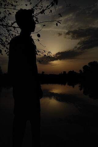Serene Silhouette at Sunset 🌅
