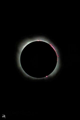 Stunning Solar Eclipse ..