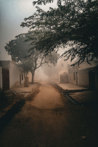 Misty Village Pathway