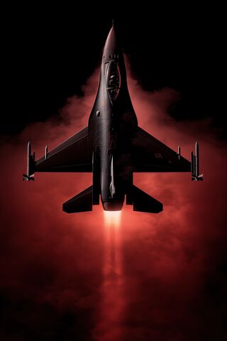 Soaring Through the Shadows ✈️🔥