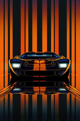 Retro Racer: The Iconic Ford GT40 🏎️✨