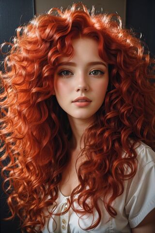 Girl With Red Hair.