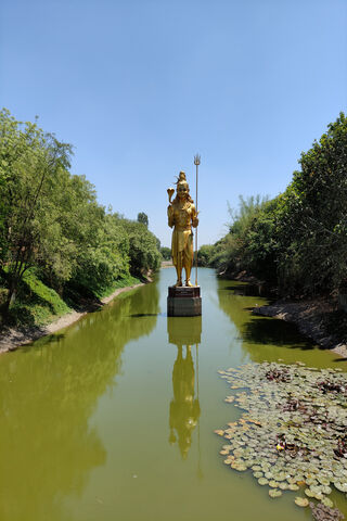 Majestic Golden Statue ..