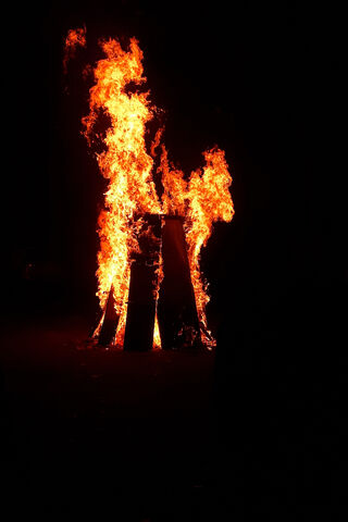 Holi,Bonfire