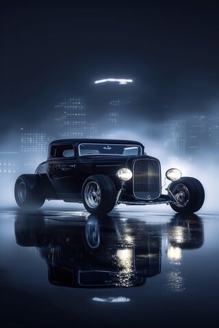 Classic Beauty in the Night 🌌🚗