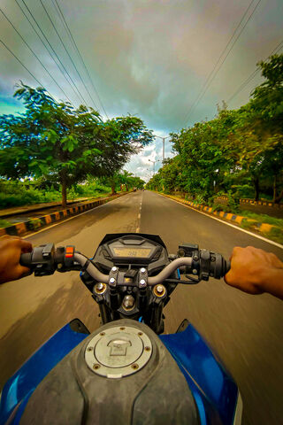 Riding into the Horizon..