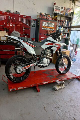 Ready to Ride: Honda Motorcycle in the Workshop 🏍️🔧