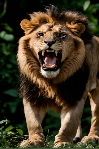 Majestic Roar of the King 🦁