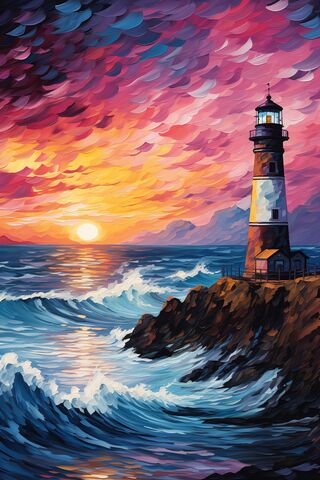 Guiding Light at Dusk 🌅