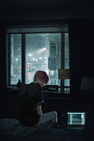 Rainy Night Reflections..