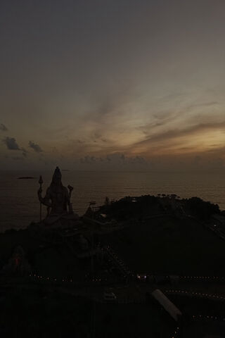 Serene Sunset Over the ..