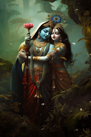 Divine Love in the Forest 🌿💖