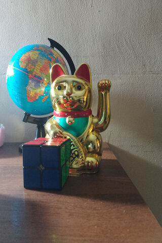 Lucky Charm on the Desk..
