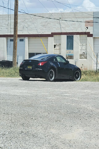 Sleek Black Sports Car ..