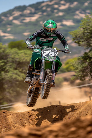 Soaring High on Two Wheels! 🏍️✨