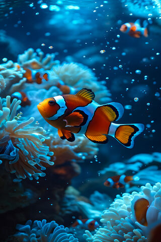 Orange Clown Fish