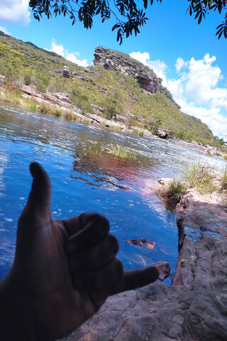 Chill Vibes by the River 🌊✌️