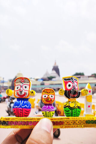 Colorful Handcrafted Idols of Jagannath 🕉️🎨