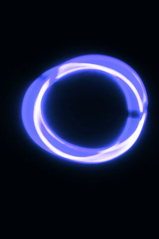 Glowing Blue Circle