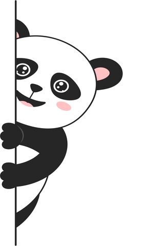 Peek-a-Boo Panda! 🐼✨