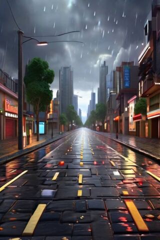 Raining Road