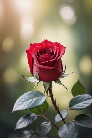 Elegant Red Rose 🌹