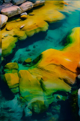 Vibrant Riverbed Wonder..