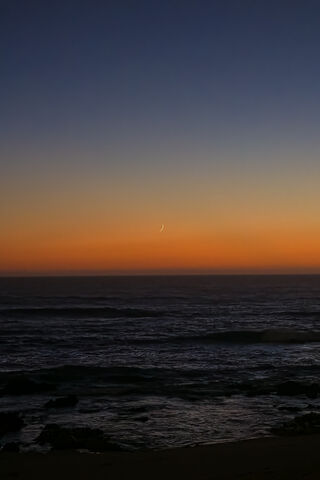 Serene Sunset Over the ..