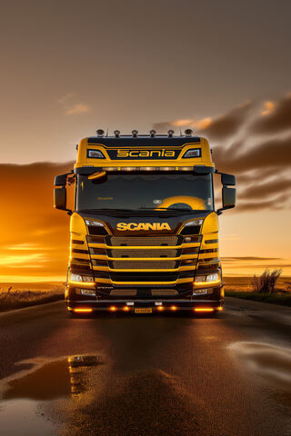Scania's Golden Hour 🚛✨
