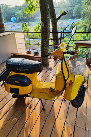 Sunny Yellow Scooter Ad..