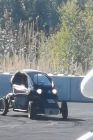 Tiny Electric Racer Zooms by! ⚡🚗