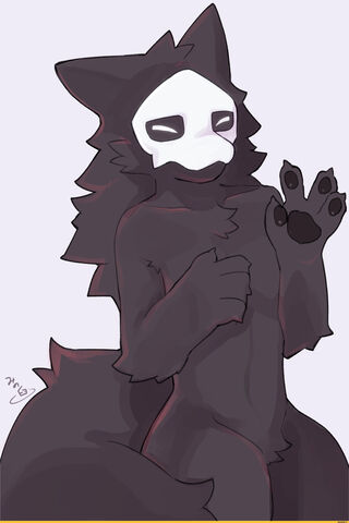 Mysterious Masked Creature 🐺🎭
