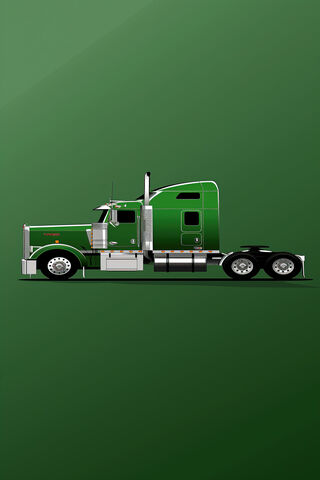 Sleek Green Truck 🚛💚