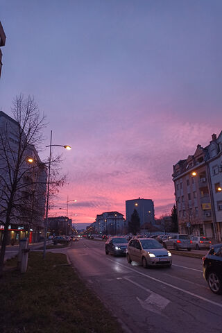Serene Sunset Over the ..