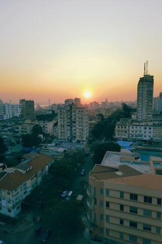Sunset Over the City 🌇