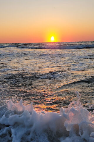 Serene Sunset Over the ..