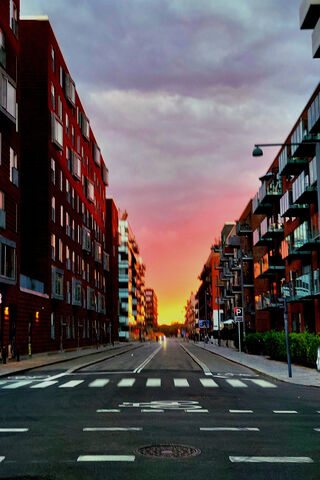Street Sunset