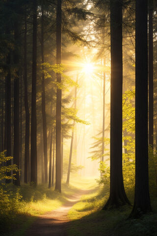 Sunrising Forest